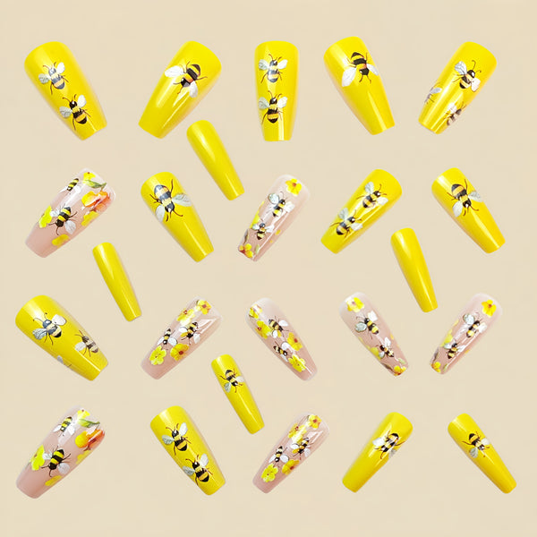 12 Sizes-24 Pcs Press On Nails Y767