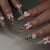 12 Sizes-24 Pcs Press On Nails JP3432