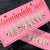12 Sizes-24 Pcs Press On Nails SP174