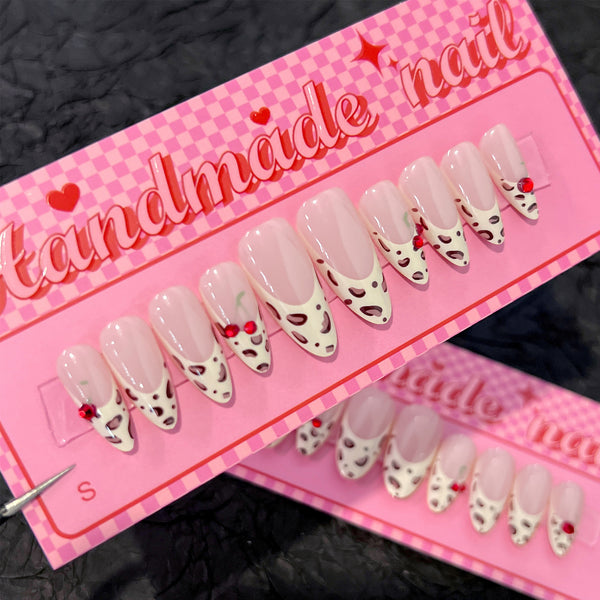 12 Sizes-24 Pcs Press On Nails SP174