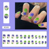 12 Sizes-24 Pcs Press On Nails R563