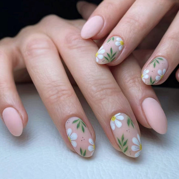 12 Sizes-24 Pcs Press On Nails W1012