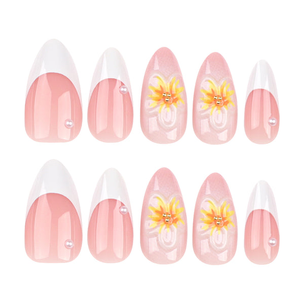 12 Sizes-24 Pcs Press On Nails JP3315