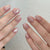 12 Sizes-24 Pcs Press On Nails MY100