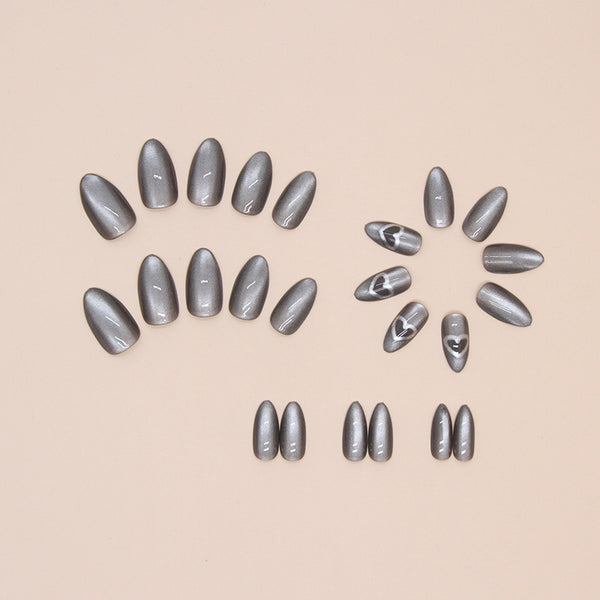 12 Sizes-24 Pcs Press On Nails W1559