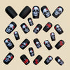 12 Sizes-24 Pcs Press On Nails Y1204