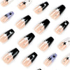 12 Sizes-24 Pcs Press On Nails JP2612