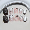 12 Sizes-24 Pcs Press On Nails R905