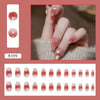12 Sizes-24 Pcs Press On Nails R361