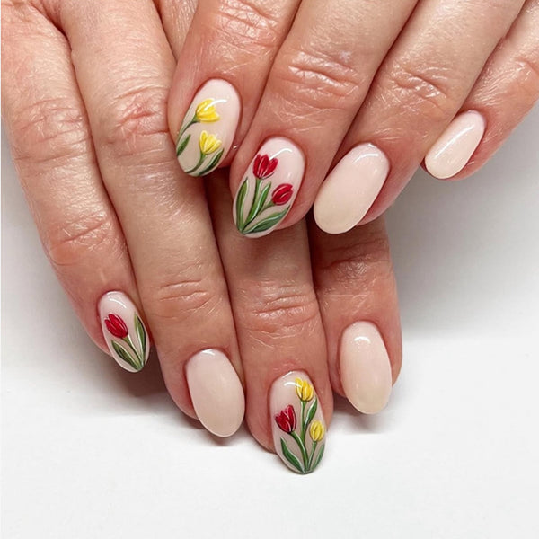 12 Sizes-24 Pcs Press On Nails W2152