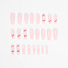 12 Sizes-24 Pcs Press On Nails JP1606