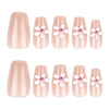 12 Sizes-24 Pcs Press On Nails JL0670