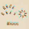 12 Sizes-24 Pcs Press On Nails Y1033