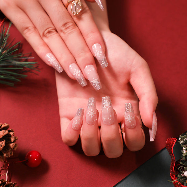 12 Sizes-24 Pcs Press On Nails JP1898