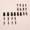 12 Sizes-24 Pcs Press On Nails W1898