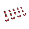 12 Sizes-24 Pcs Press On Nails W265