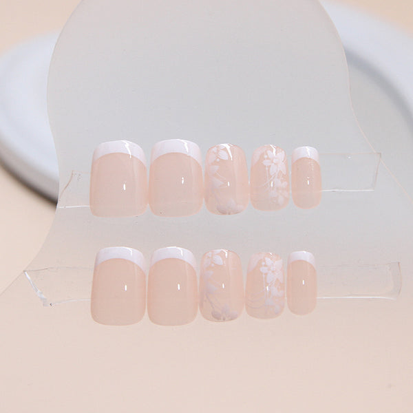 12 Sizes-24 Pcs Press On Nails R846