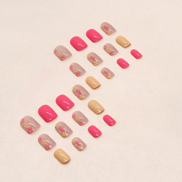 12 Sizes-24 Pcs Press On Nails W802