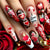 12 Sizes-24 Pcs Press On Nails Y880