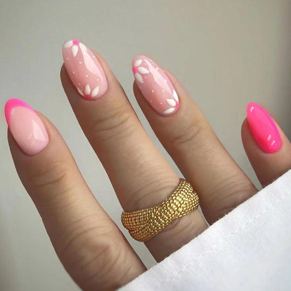 12 Sizes-24 Pcs Press On Nails W588