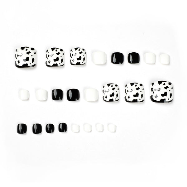 12 Sizes-24 Pcs Press On Nails JP1625