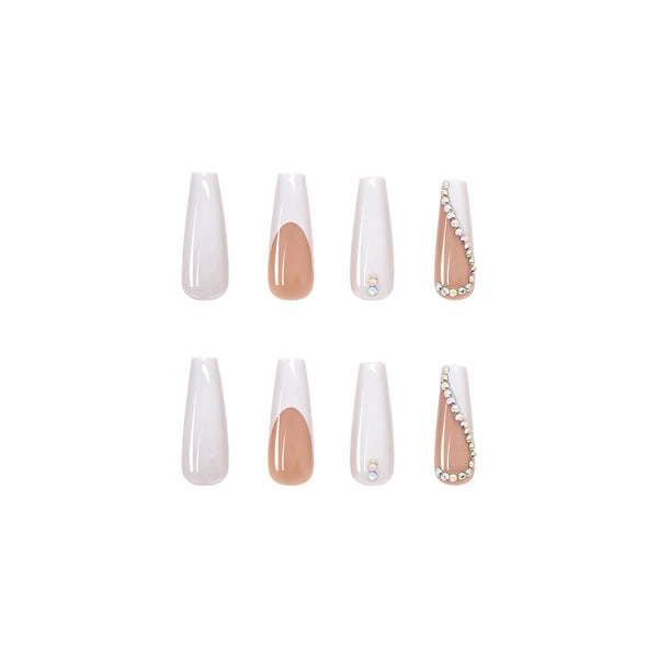 12 Sizes-24 Pcs Press On Nails Z156