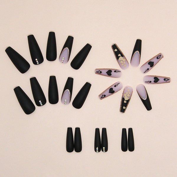 12 Sizes-24 Pcs Press On Nails Z803
