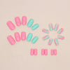 12 Sizes-24 Pcs Press On Nails W1065