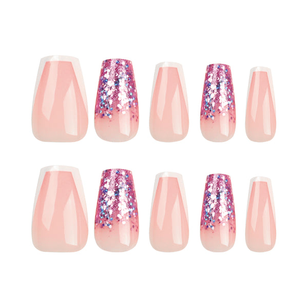 12 Sizes-24 Pcs Press On Nails JP3119