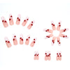 12 Sizes-24 Pcs Press On Nails W084