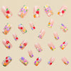 12 Sizes-24 Pcs Press On Nails Y655