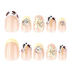 12 Sizes-24 Pcs Press On Nails JL0668