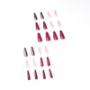 12 Sizes-24 Pcs Press On Nails JP1454