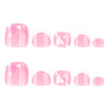 12 Sizes-24 Pcs Press On Nails JP3798