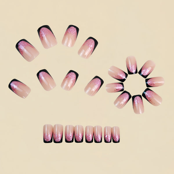 12 Sizes-24 Pcs Press On Nails Y1729-2