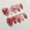 12 Sizes-24 Pcs Press On Nails T332