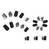 12 Sizes-24 Pcs Press On Nails W092