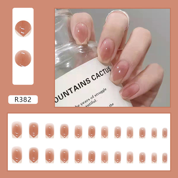 12 Sizes-24 Pcs Press On Nails R382