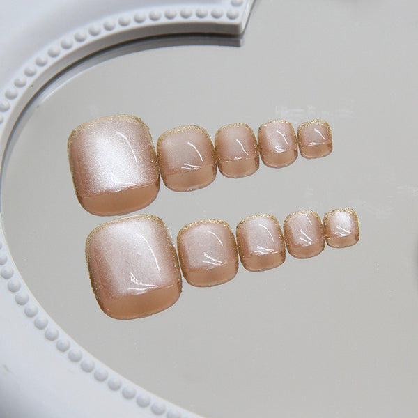 12 Sizes-24 Pcs Press On Nails F143