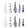 12 Sizes-24 Pcs Press On Nails JP3499