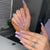 12 Sizes-24 Pcs Press On Nails Z179