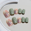 12 Sizes-24 Pcs Press On Nails R848