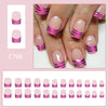 12 Sizes-24 Pcs Press On Nails C766
