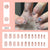 12 Sizes-24 Pcs Press On Nails Z983