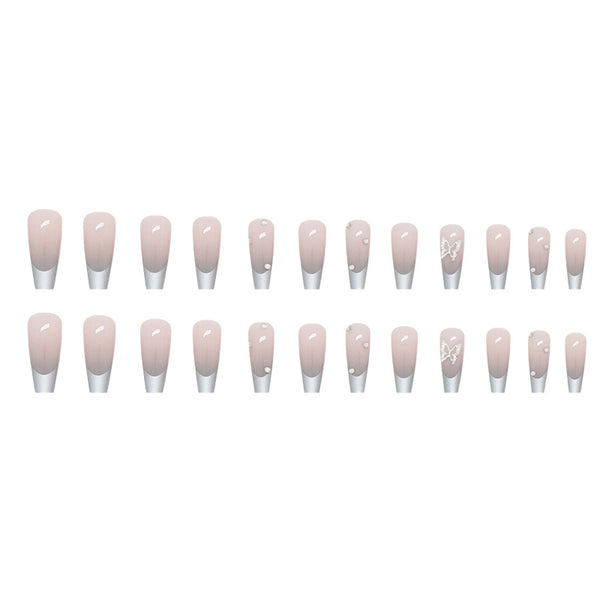 12 Sizes-24 Pcs Press On Nails Z720