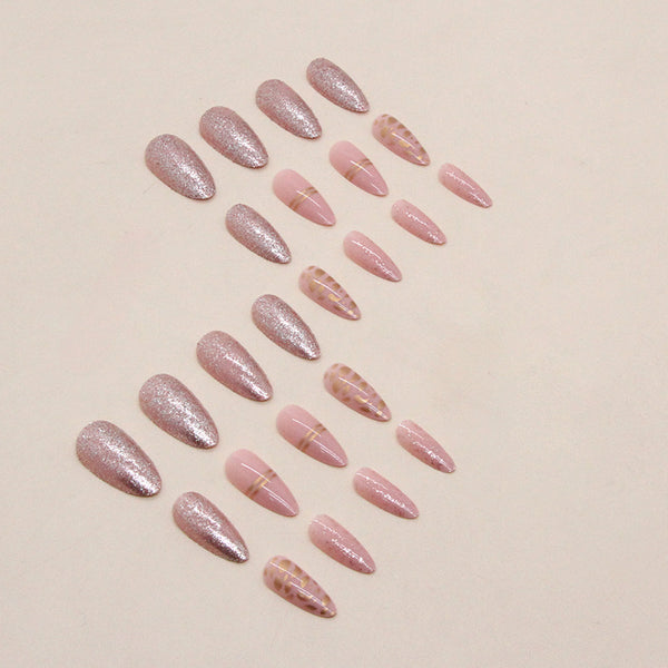 12 Sizes-24 Pcs Press On Nails W1434