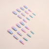 12 Sizes-24 Pcs Press On Nails W1006