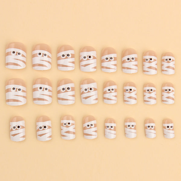 12 Sizes-24 Pcs Press On Nails LC903