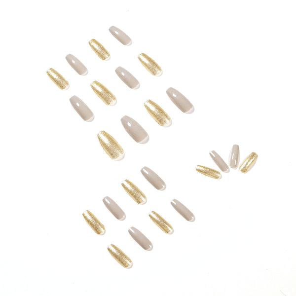 12 Sizes-24 Pcs Press On Nails JP1167