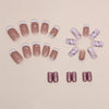12 Sizes-24 Pcs Press On Nails Z723